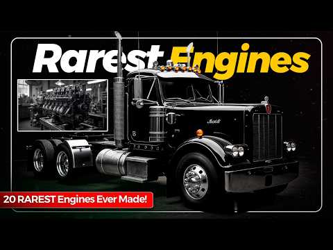 20 RAREST American Trucks Engines Ever Made! 🚛✨