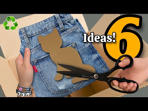 Transforming Cardboard, Old Jean & Fabric Scraps 😱♻️ 6 GENIUS Recycling Ideas That Will Amaze You!