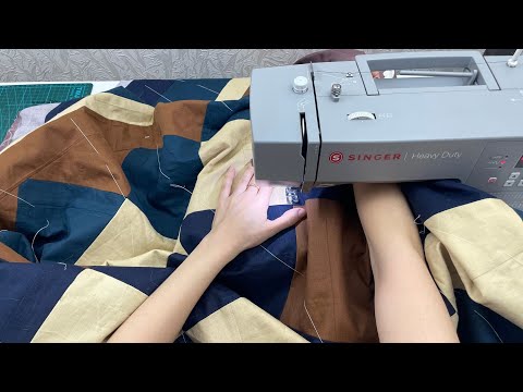 I Made a Cozy Quilt From Fabric Scraps!