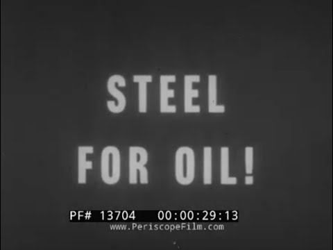 1950s INDUSTRY ON PARADE NEWSREEL DRILLING FOR OIL DUCK DECOYS MANUFACTURING SAWS 13704