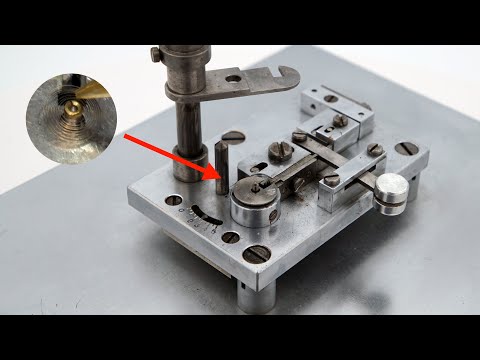 A Vintage Watchmaker's Hairspring Cutting Tool