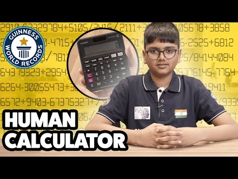 The 14-Year-Old Human Calculator - Guinness World Records