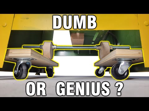 Clever Mechanism for DIY Mobile Tool Base