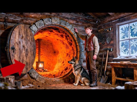 Alle lachten, als er eine Höhle in seiner Hütte baute — bis sie den ganzen Winter über warm blieb.