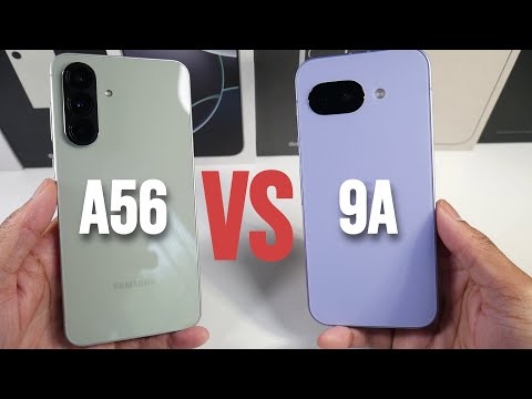 Google Pixel 9a VS Samsung Galaxy A56! (Camera Comparison, PUBG & Display & Speed)