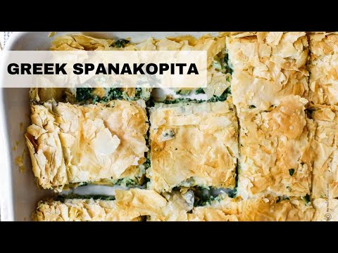Spanakopita Recipe (Greek Spinach Pie Recipe!)