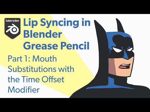 Master Lip Sync in Blender Grease Pencil - 2D Animation Lip Sync Tutorial