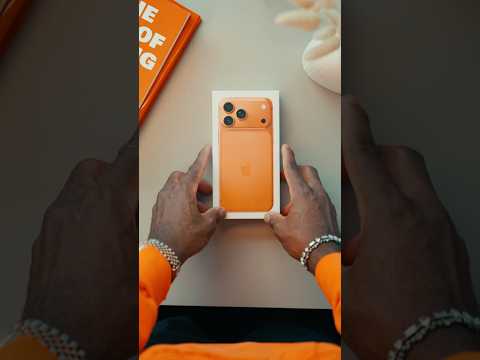 iPhone 17 Pro Max Unboxing - 2TB Cosmic Orange 🍊 #smartphone #apple #iphone17promax