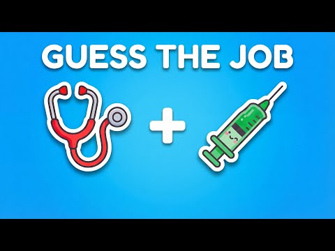 Guess the Job by Emoji 👩‍🍳👮 | Emoji Quiz Challenge