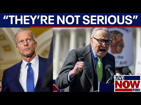 Democrats "on the wrong side of the American people," Thune says