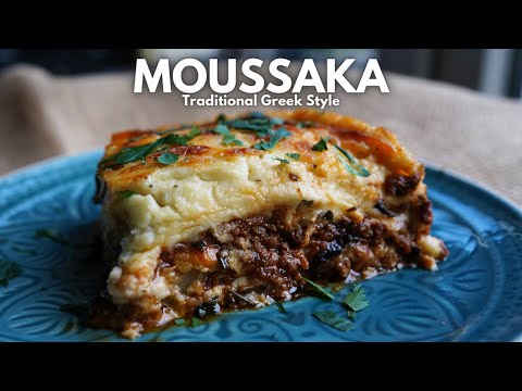 Classic Greek Moussaka - Traditional and Delicious!