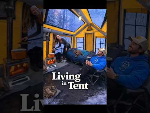 Family Living in Tents During a Winter Storm… 🥶🏕️💔
