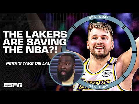 The Lakers are SAVING the NBA?! 😳 Kendrick Perkins' says LA's ceiling is 'SUPER HIGH' | NBA Today