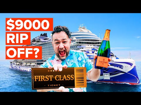 We Go FIRST CLASS on the World's NEWEST $1 billion Cruise Ship