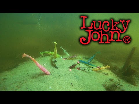 Silicone Lucky John, the game of baits under water. VIBRIC TYPE Part 1