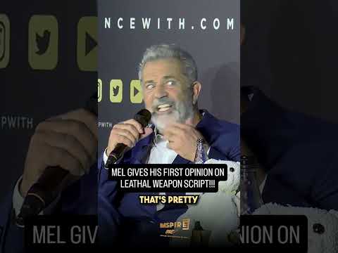 Mel Gibson talks about when he first saw Leathal Weapon script...