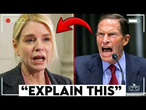 Blumenthal Drops Photo Bomb — Pam Bondi Goes Silent for 71 Seconds