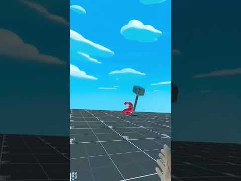 I Made Thor's Hammer RETURN in my VR GAME... #shorts #indiegamedev