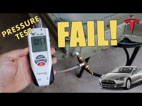 DIY Tesla Battery Repair: Pressure Testing