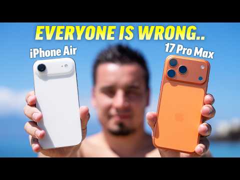 iPhone Air vs 17 Pro Max - REAL Differences after 1 Week!