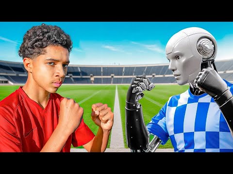 Robot Goalkeeper VS Kid Ronaldo