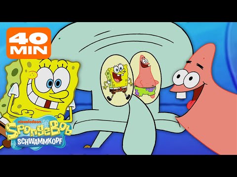 SpongeBob | 40 Minuten, in denen SpongeBob & Patrick Thaddäus auf die Nerven gehen | Schwammkopf