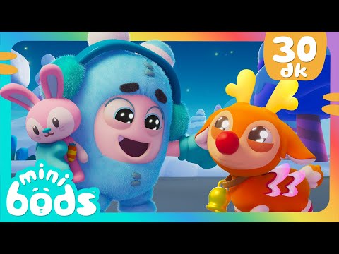 Lulu'nun Kış Oyunu! | 🌈 Minibods Türkçe 🌈 | Derleme - Çocuklar için Komik Çizgi Filmler