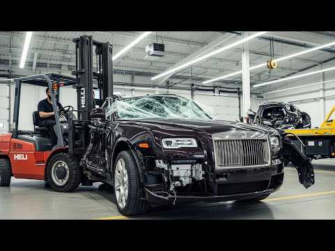 Rolls-Royce TOTALED After Airbag EXPLOSION! | Insane Luxury Car Rebuild
