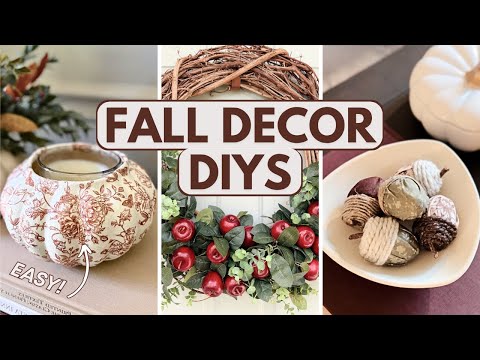 Budget Fall Decor: Creative DIYs & Thrift Store Makeovers