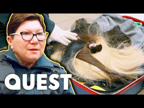 Man Caught Smuggling £4500 Worth Of Real Human Hair In His Luggage | Border Force Poland