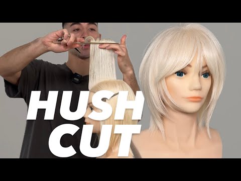 How to Cut a Perfect Medium Haircut | 2025 Hush Cut Hair Tutorial | Easy DIY Trend (Step-by-Step)