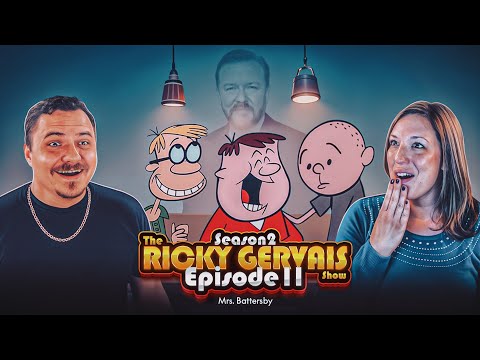 MRS. BATTERSBY & KARL'S TALKING GHOSTS! 👻😂 Americans React to The Ricky Gervais Show S2E11