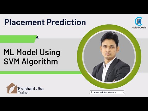 SVM  machine learning for placement Prediction | Support Vector Machine | #ai #tutorial  #python