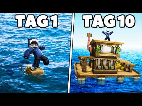 Ich habe 10 TAGE auf einem FLOSS gelebt...