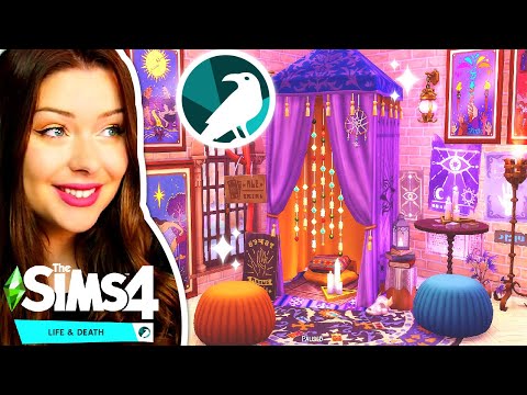 Using the NEW Sims 4 Life and Death Expansion to Build a House in The Sims 4