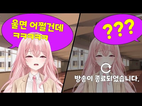 시청자들이 괴롭혀서 울면서 급방종한 허니츄러스