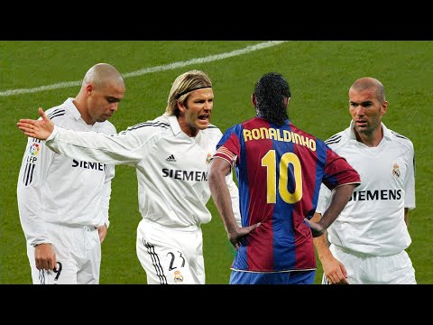 Ronaldinho, Zidane, Ronaldo & Beckham Showing Their Class in 2005