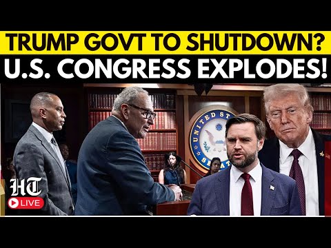 US Congress LIVE: US Govt Shutdown Showdown | Trump Targets Mass Firings in Escalating Standoff | US