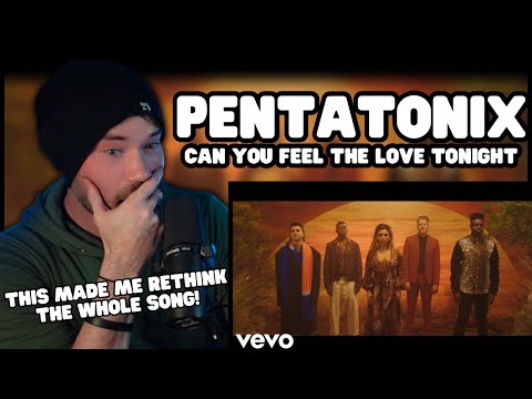 Metal Vocalist First Time Reaction - Pentatonix Can You Feel The Love Tonight