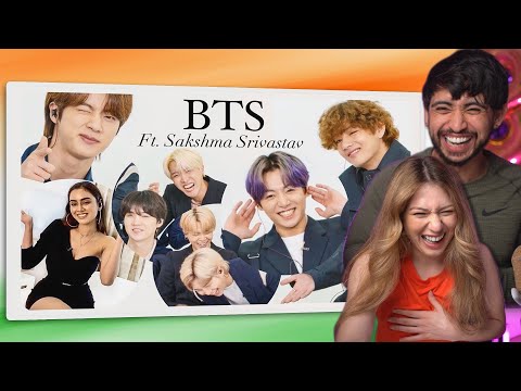 BTS Indian Interview E NOW ft. Sakshma Srivastav - COUPLES REACTION!