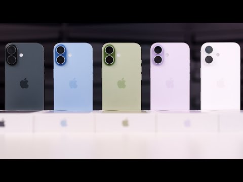 iPhone 17 Unboxing: All Colors Compared! (Sage, Mist Blue, Lavender, Black, White)