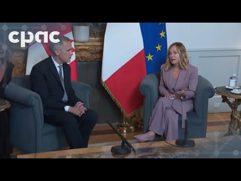 PM Carney meets with Italian PM Giorgia Meloni – May 17, 2025
