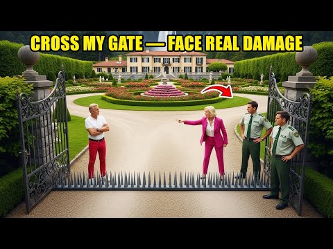 I Refused to Open My Gate for HOA Officers — They Lost Their Minds When I Turned It Into a Trap!