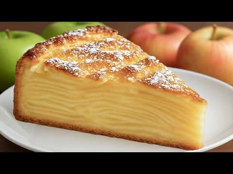 Apple pie melting in your mouth! ITALIAN cake Invisible. Lots of apples are not enough dough.