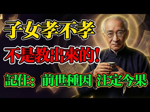 南懷瑾：兒女是你的「劫」，還是你的「藥」？你和孩子的因果，決定今生命運!#人生智慧 #命理 #哲學 #佛學 #正能量 #佛法 #南懷瑾 #親子關係 #佛法智慧 #因果輪回 #阿賴耶識 #修行