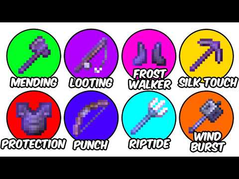 Every Minecraft Enchantment Explained in 23 Minutes 