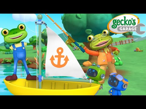 Gecko’s Fishing Rod Rescue! 🎣 | Gecko's Garage 🚚 | Cartoons For Kids | Toddler Fun Learning