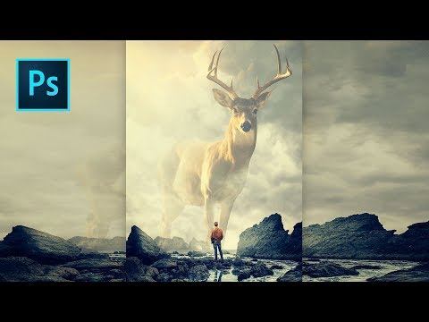 Majestic Spirit Animal Photoshop Tutorial