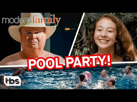 Best Pool Moments To Cool Off To (Mashup) | Modern Family | TBS