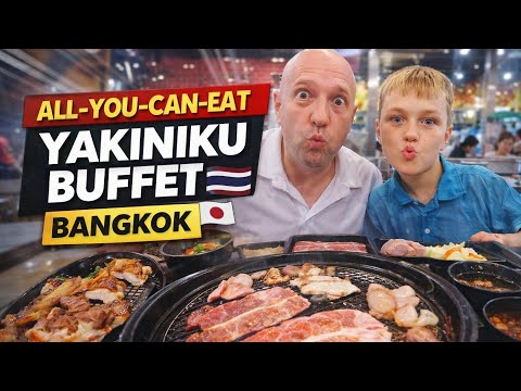Delicious G-I-Y Yakiniku Buffet inside Icon Siam mall,Bangkok..amazing value!